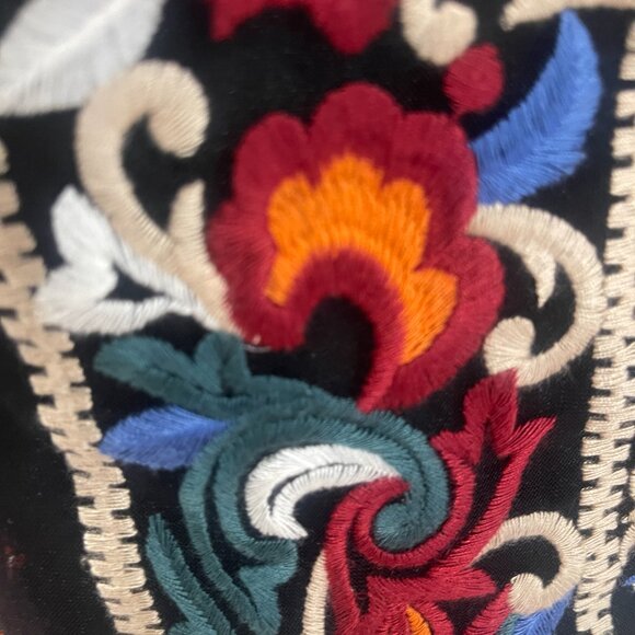 Anthropologie Eva Franco Embroidered Corset Top  Florence Size Medium - Picture 9 of 11